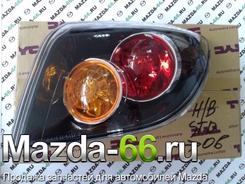 Фонарь задний правый в крыло Mazda (Мазда) 3 BK Хэтчбек дорестайл (до 2006г.) BN8F-51-160D, TG2161963R, 116117001a - Mazda-66.ru, Запчасти для автомобилей Mazda, Екатеринбург